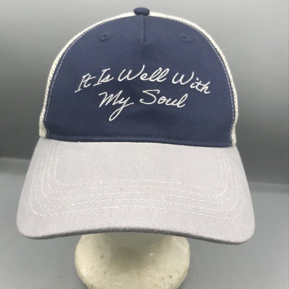 "It is Blessed With My Soul" Blessed Girl Womens Christian Cap Hat Adjustable - Picture 1 of 8